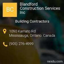 Blandford Construction Services Inc